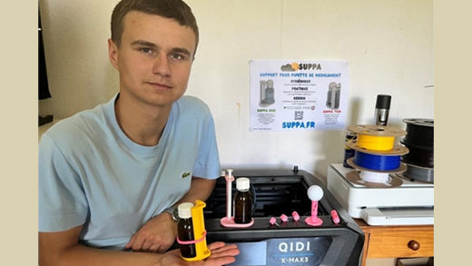 QIDI Techs Sponsoring des jungen Entwicklers Baptiste Vanotti und die Geburt von Suppa