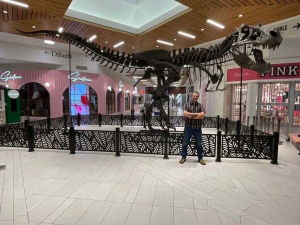 Der Leiter des Kunstbereichs der Utah Tech University schuf einen riesigen 3D-gedruckten Dinosaurier mit QIDI-3D-Druckern