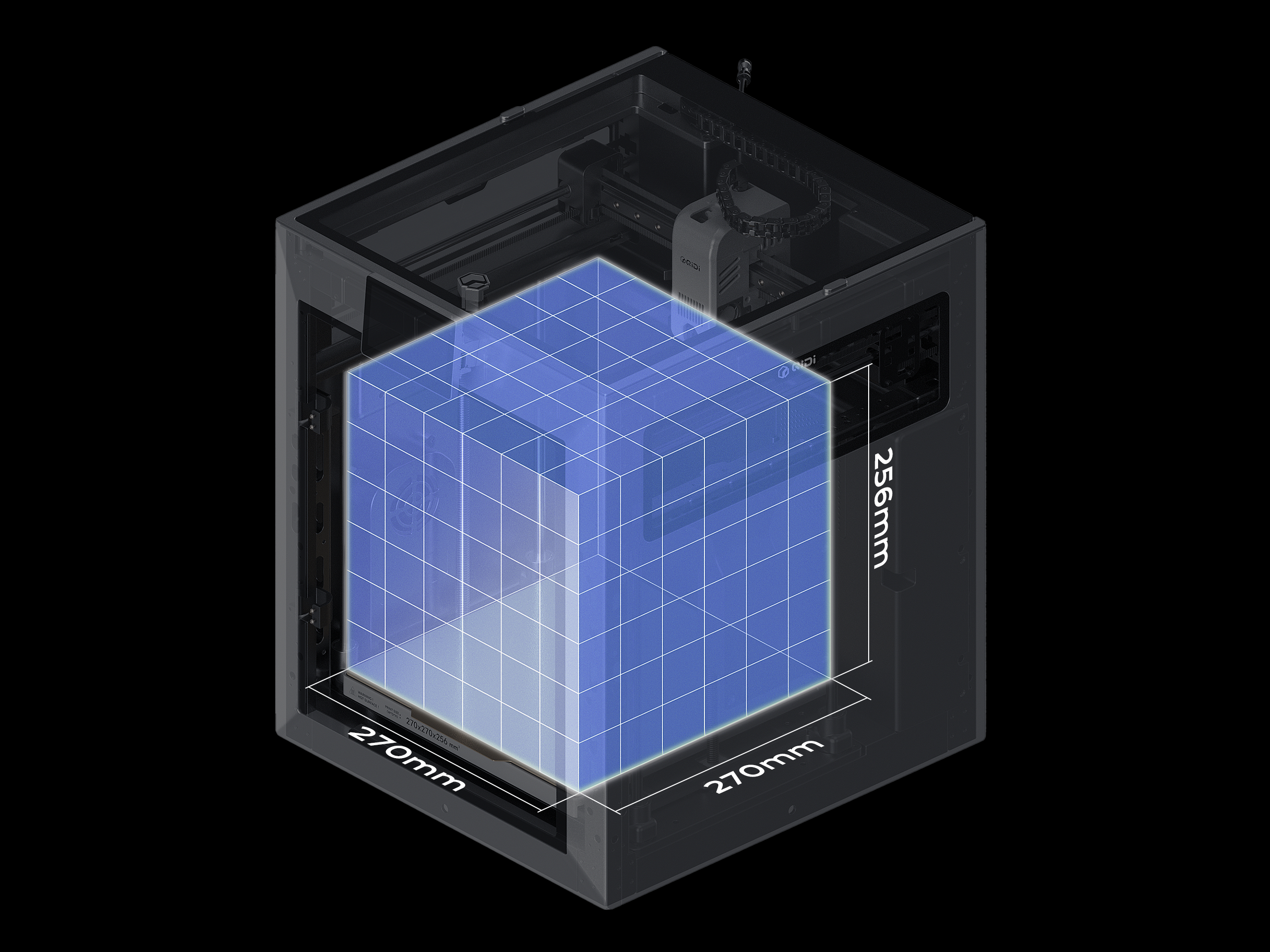 <p>Bauraum 270×270×256 mm</p>