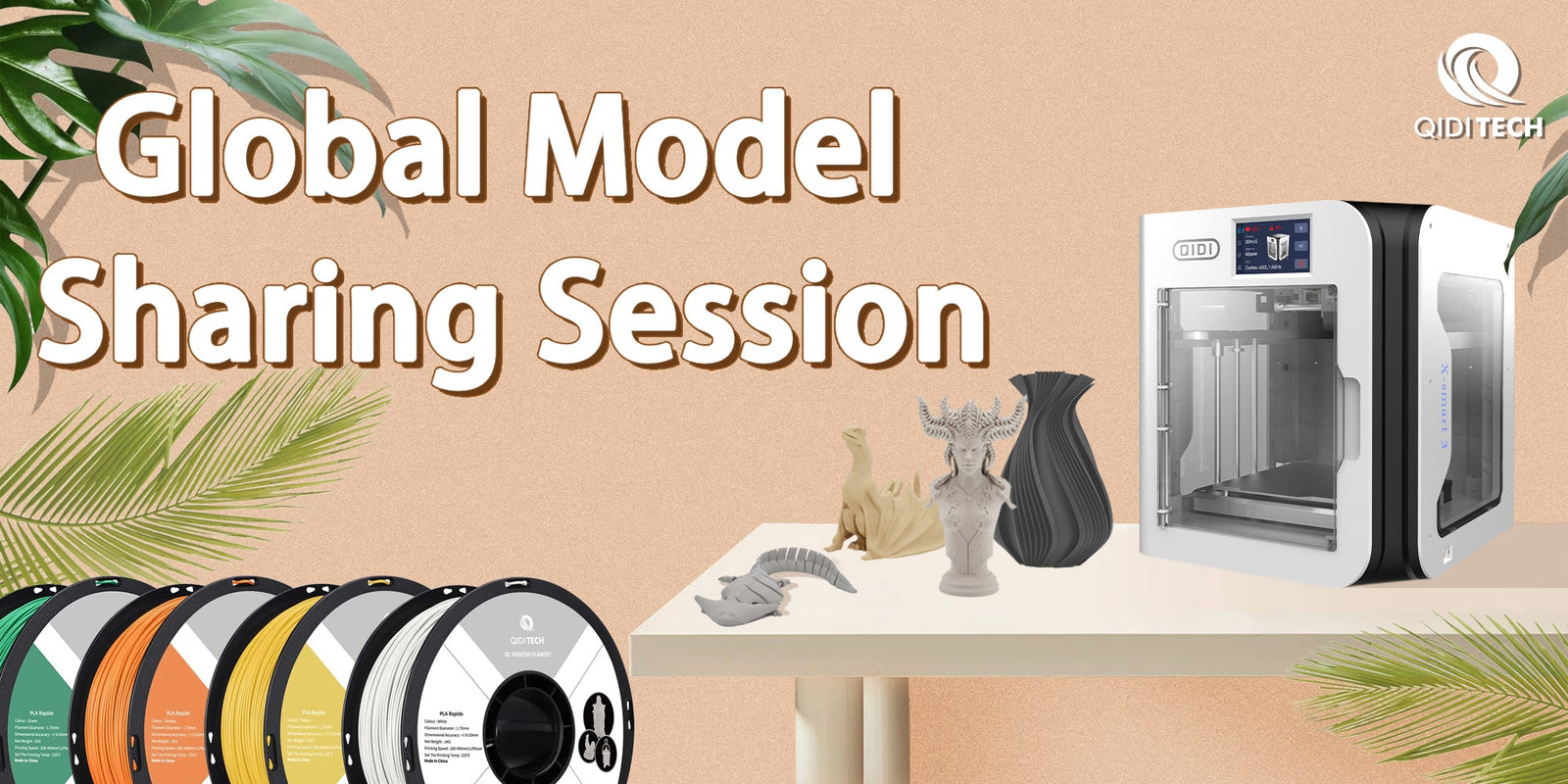 Die erste QIDI TECH Global Model Sharing Session —— Kreativität verleiht dem Leben einen Hauch von außergewöhnlicher Farbe