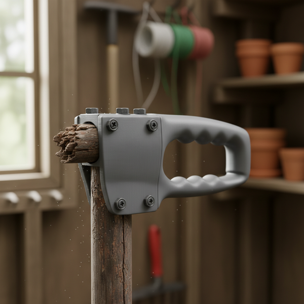 Kann man handschonende Spezialadapter für schwere Rechen im 3D-Druck herstellen?