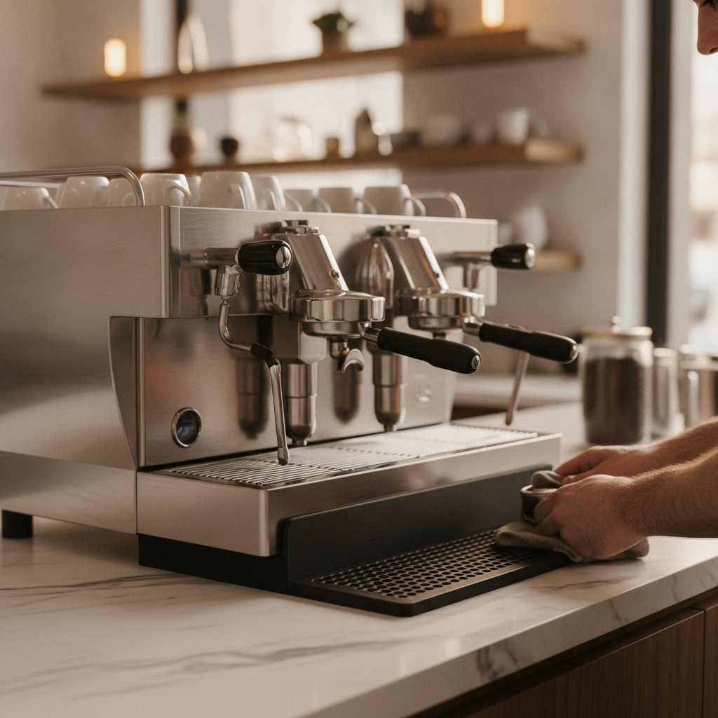 3D-gedruckte Tropfschalen für Espressobars wasserdicht machen