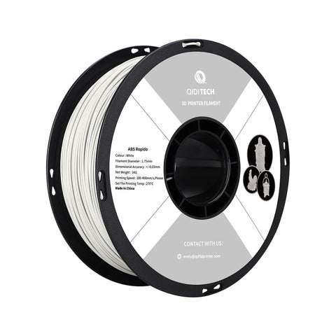 ABS Rapido Filament - Weiß HEX Code #FFFFFF