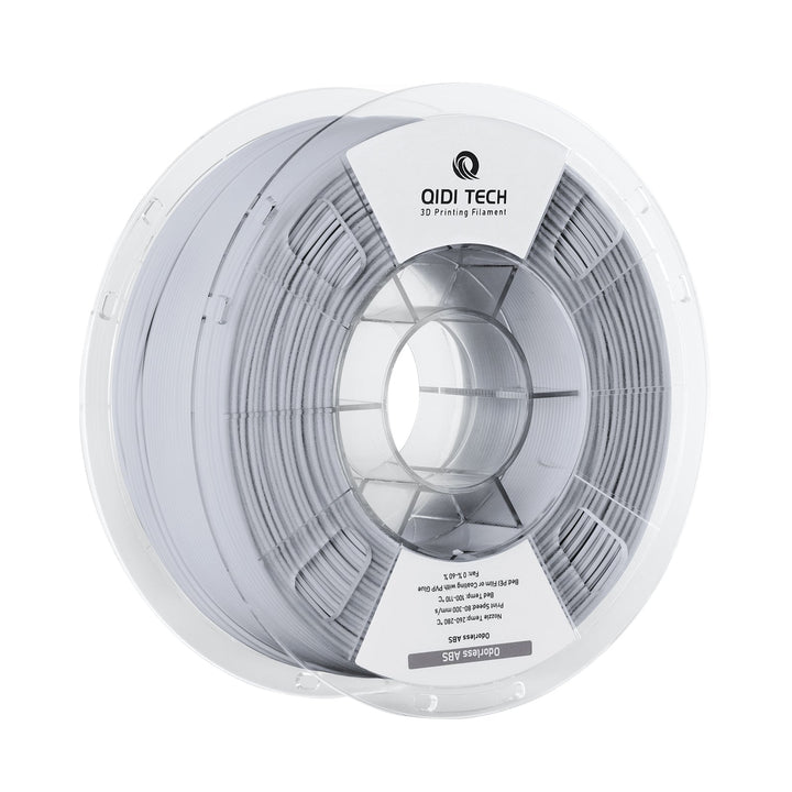 QIDI Odorless ABS 3D printing filament spool, white