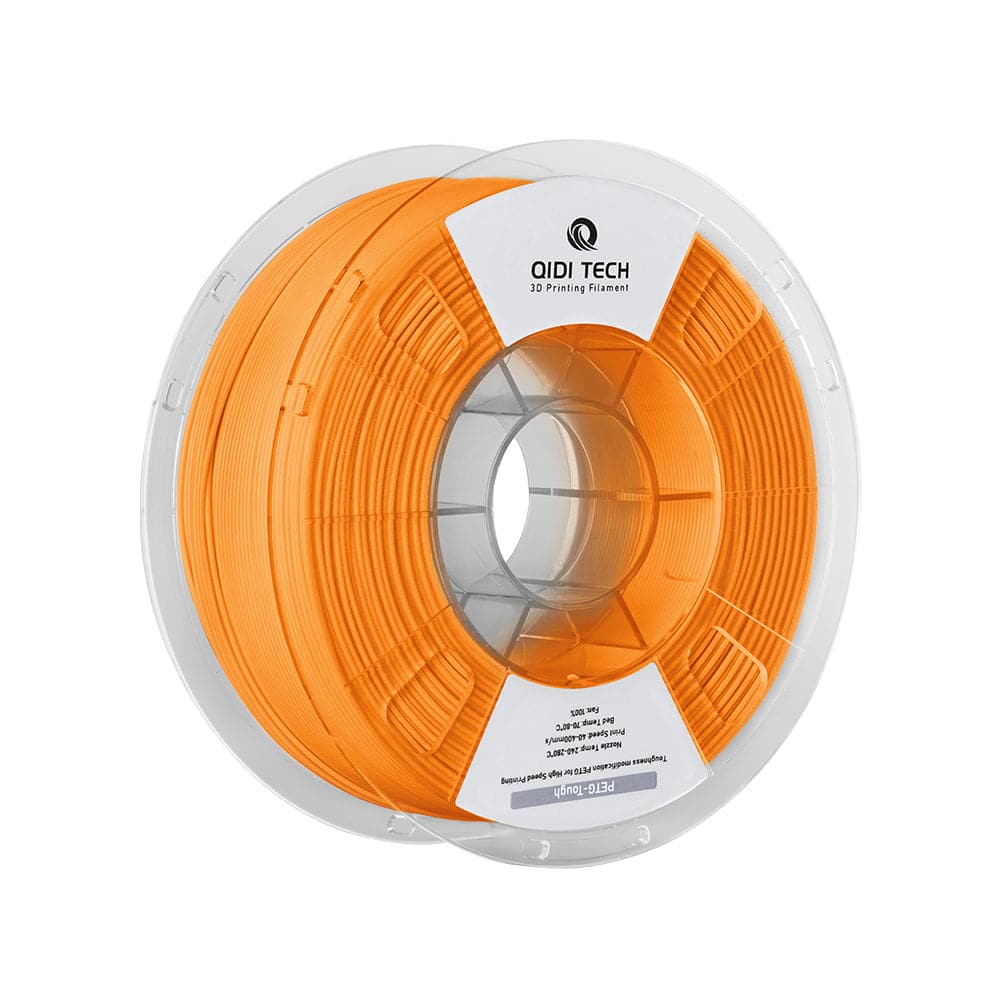 QIDI Orange PETG-Tough 3D Printing Filament
