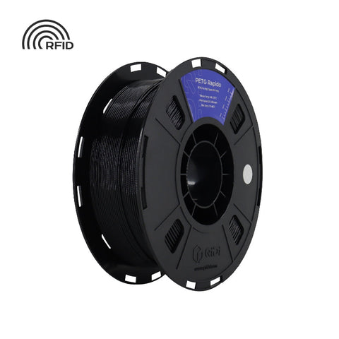 PETG Rapido - 1 Kg / Schwarz HEX Code #0E0E0F