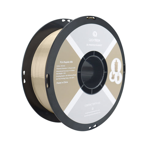 PLA Silk Filament - 1 Kg / Bronze HEX Code #BEB09E / EU