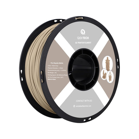 PLA Matte Rapido Filament - Warmes Grau HEX Code #B7ADA5