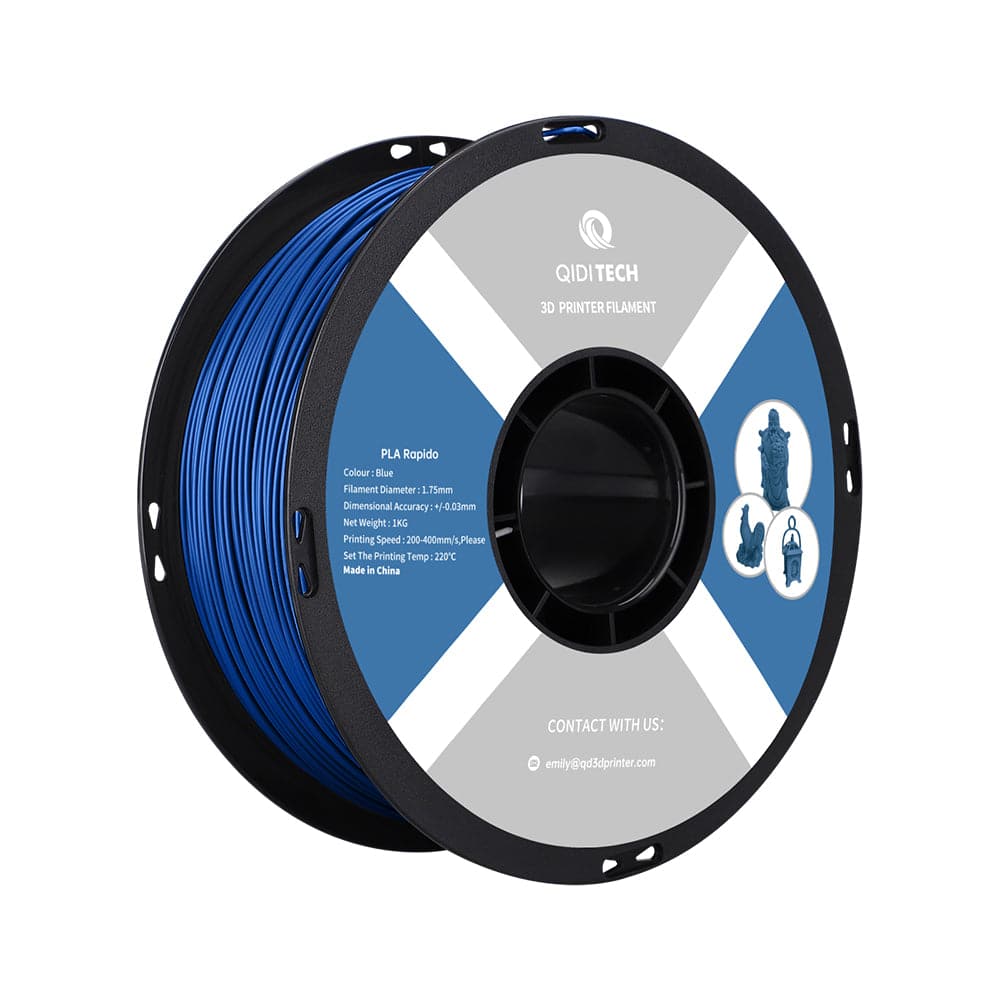 QIDI PLA Rapido Blue Filament Spool