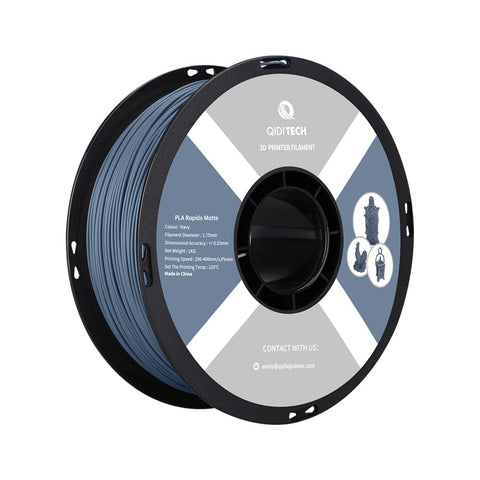 PLA Matte Rapido Filament - Marineblau HEX Code #353E47
