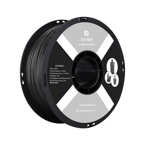 PLA Rapido Filament - Schwarz HEX Code #212322