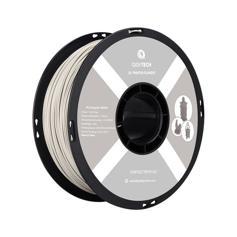 PLA Matte Rapido Filament - Tech Grau HEX Code #C1C1C1