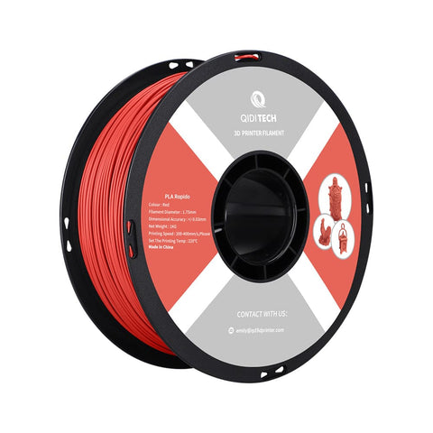 PLA Rapido Filament - Rot HEX Code #C1101D