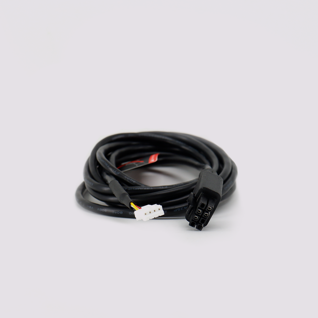 QIDI BOX Hub-Signalkabel mit schwarzem Draht, weißem Stecker und mehrpoligem Stecker